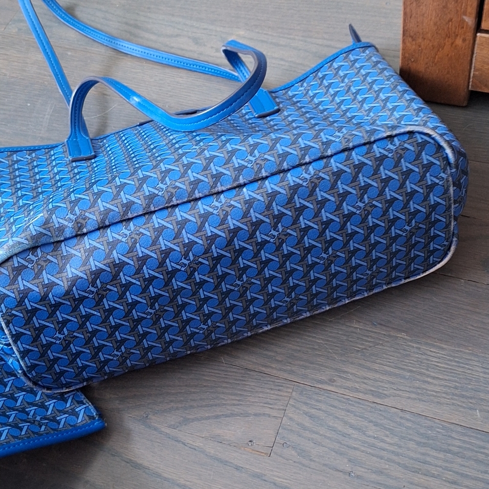 Tory Burch Mediterranean Blue Ever Ready Tote Bag - Picture 11 of 16